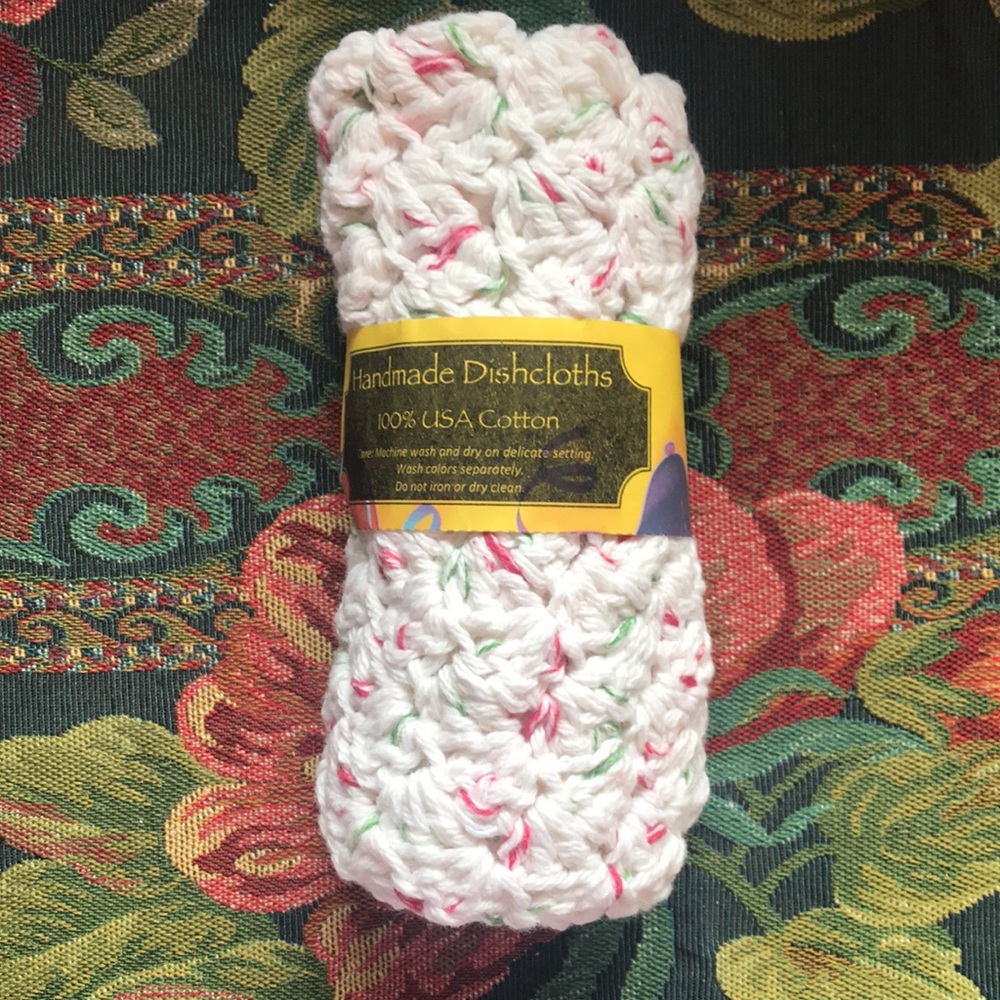 Crochet washcloths dishcloths handmade Christmas